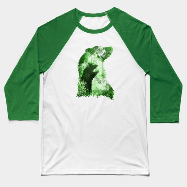 Evergreen Bear Baseball T-Shirt by DVerissimo